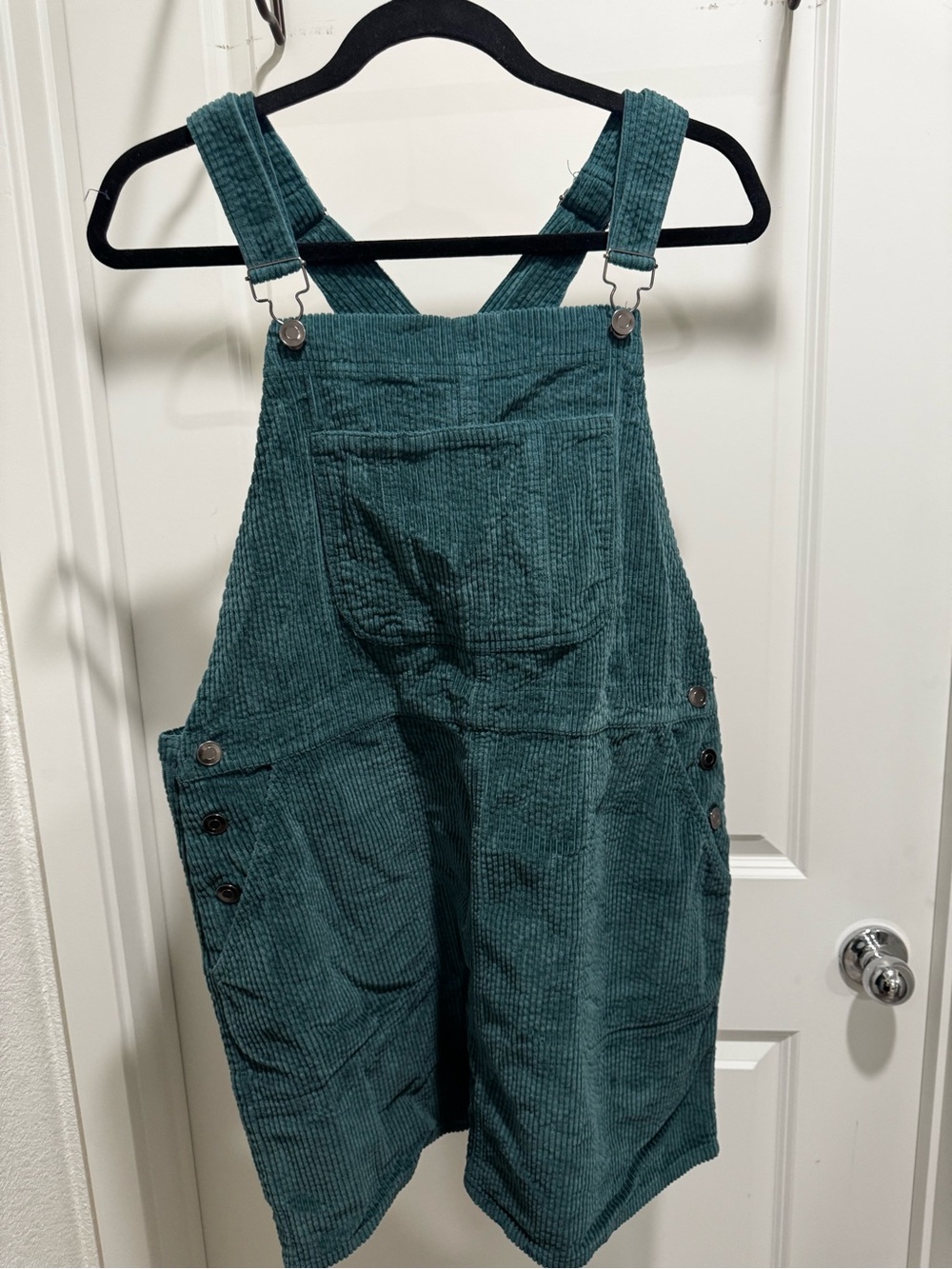 Wild Fable - Size Large - Women’s Teal Corduroy Overalls Dress